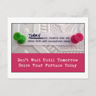 Carte Postale Fortune créative