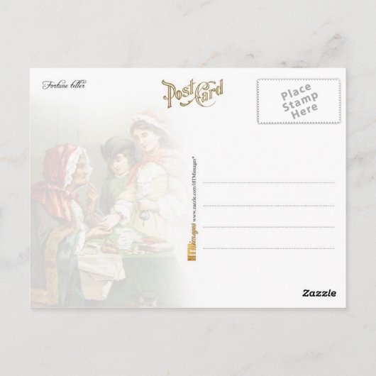 Carte Postale Fortune Teller (Dos)
