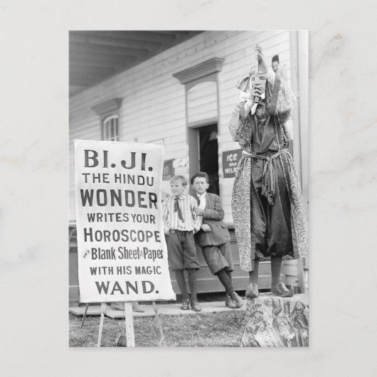 Carte Postale Fortune Teller au County Fair, 1910 (Devant)