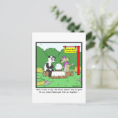 Carte Postale Fortune Teller : Caricature de Panda (Debout devant)