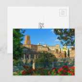 Carte Postale Forum de Trajan, Traiani, Roma, Italie (Devant / Derrière)