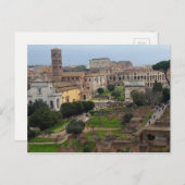 Carte Postale Forum romain et Colisée (Devant / Derrière)