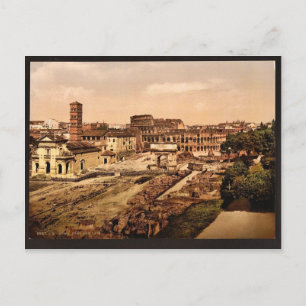 Carte Postale Forum Romanum de la vinta Palatine, Rome, Italie
