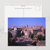 Carte Postale Forum Rome Italie (Devant / Derrière)