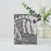 Carte Postale Fossile de dinosaure (Debout devant)