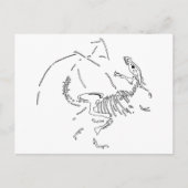 Carte Postale Fossiles dragons (Devant)