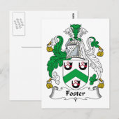 Carte Postale Foster Family Crest (Devant / Derrière)
