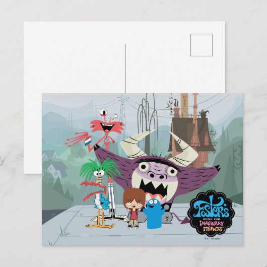 Carte Postale Foster's Home for Imaginary Friends | Bienvenue (Devant / Derrière)
