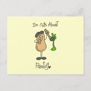 Carte Postale Fou de Peinture T-shirts et Cadeaux