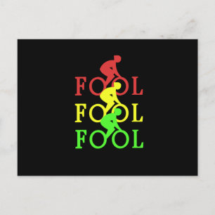 Carte Postale Fou de vélo - Cadeau pour fan de cyclisme