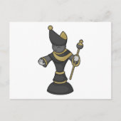 Carte Postale Fou d'échecs (Devant)