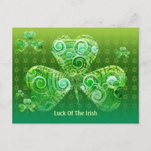 Carte Postale Fou et unique - Irlandais pour une journée