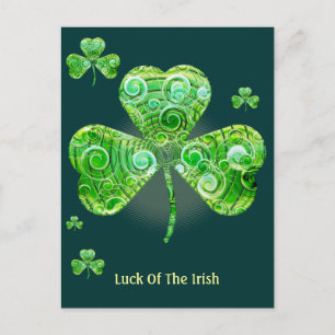 Carte Postale Fou et unique - Irlandais pour une journée