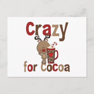 Carte Postale Fou pour le cacao
