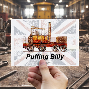 Carte Postale Foudre Billy Steam Train Anglais Locomotive
