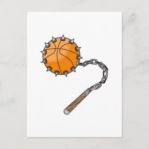 Carte Postale fouet de basket-ball massue