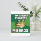 Carte Postale Foul Bachelor Frog Snscs gratuits (Debout devant)