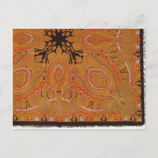 Carte Postale Foulard de Cashmere, vers 1870-80 (Devant)