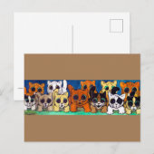 Carte Postale Foule de Chats, Louis Wain (Devant / Derrière)