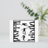 Carte Postale Foule de patinage (Debout devant)