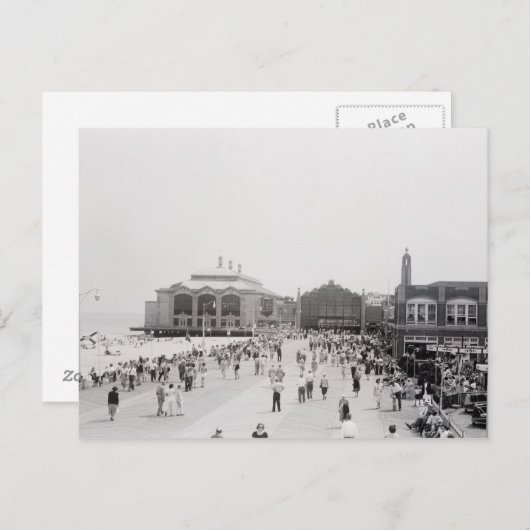 Carte Postale Foules (Devant / Derrière)