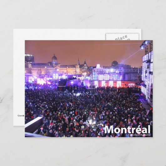 Carte Postale Foules à IGLOOFEST (Devant / Derrière)