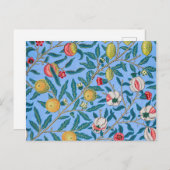Carte Postale Four Fruit, William Morris (Devant / Derrière)