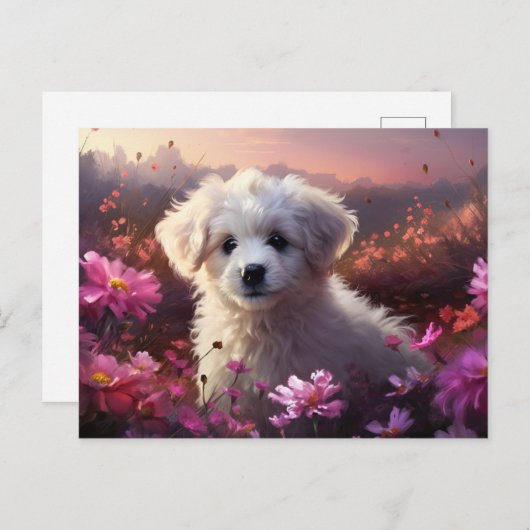 Carte postale Four-Legged Champion (Devant / Derrière)