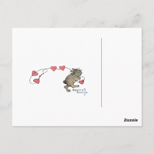 Carte Postale Fourgon de la Saint-Valentin (Dos)