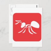 Carte Postale Fourmi simple (Devant / Derrière)