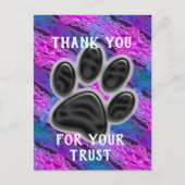 Carte Postale Fournisseur de soins pour animaux Compagnie de chi (Devant)