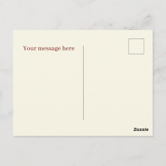 Carte Postale Fournisseurs de hotdog cool ajouter un message (Dos)