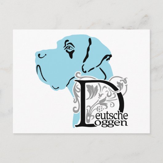 Carte Postale Fournitures de bureau pour chiens (Devant)
