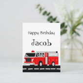 Carte Postale Fournitures de fête d'anniversaire pour camion de  (Debout devant)