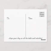 Carte Postale Fournitures de fête d'anniversaire pour camion de  (Dos)