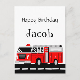 Carte Postale Fournitures de fête d'anniversaire pour camion de 