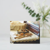 Carte Postale Fournitures de tricot (Debout devant)