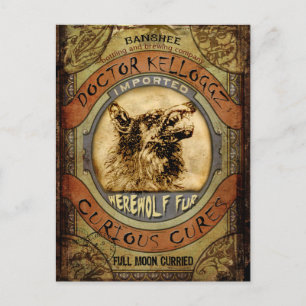 Carte Postale Fourrure de loup-garou