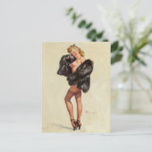 Carte Postale Fourrures (Debout devant)