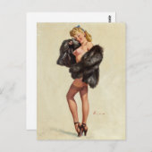 Carte Postale Fourrures (Devant / Derrière)