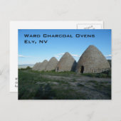 Carte Postale Fours à charbon de bois (Devant / Derrière)