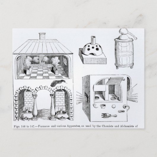 Carte Postale Fours et divers appareils (Devant)