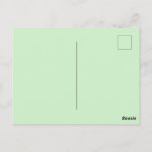 Carte Postale **"Fowl Play : Cachet de poulet en 3D"** (Dos)