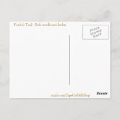 Carte Postale Fowlers Toad Postcard (Dos)