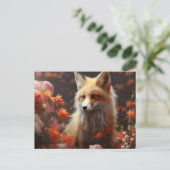 Carte Postale Fox  (Debout devant)