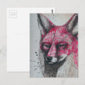 Carte Postale Fox (Devant / Derrière)