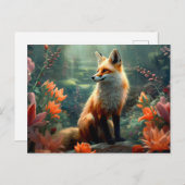 Carte Postale Fox  (Devant / Derrière)