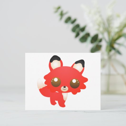 Carte Postale Fox (Debout devant)
