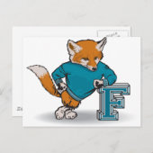 Carte Postale Fox (Devant / Derrière)