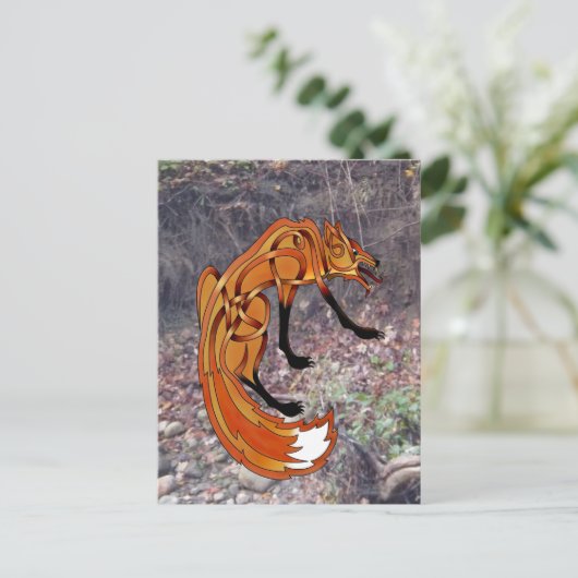 Carte Postale Fox (Debout devant)